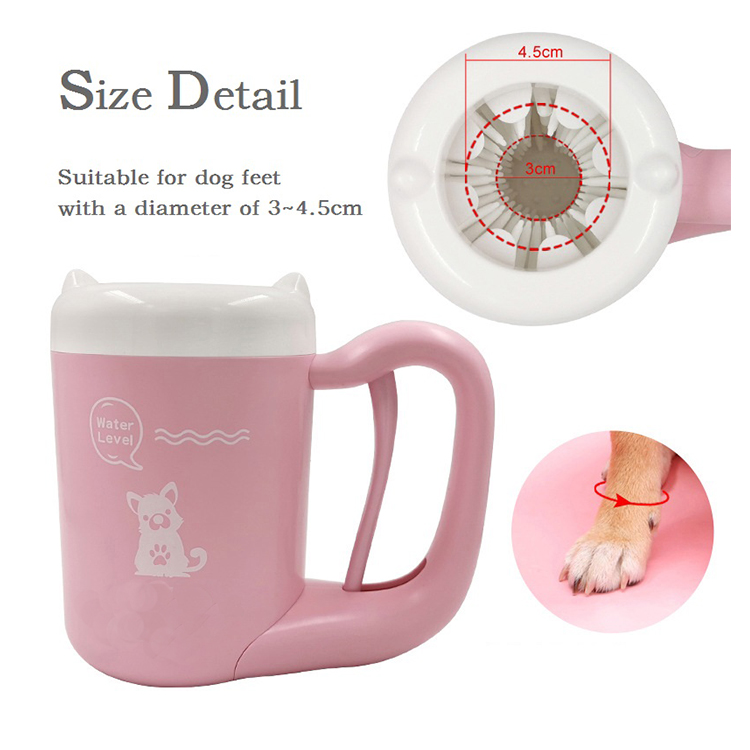 Pet Wash Foot Cup Pet Foot Washing Cups Dog Foot Wash Clean Cup Paw